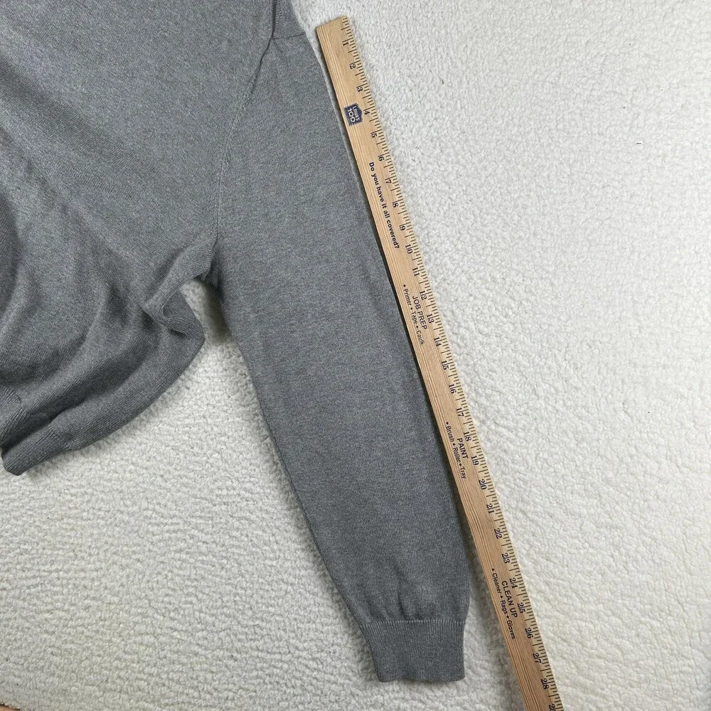 Vineyard Vines Sweater Mens XL Preppy 1/4 Zip Mock Neck Cotton Knit Pullover
